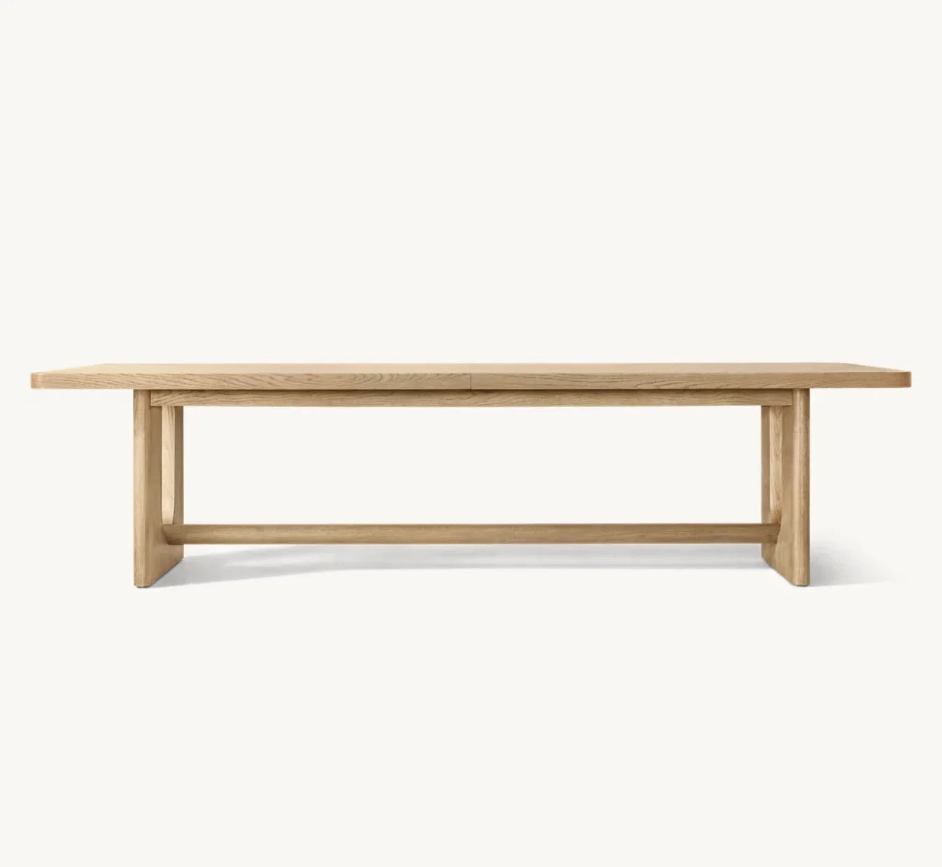 Contemporary French Design Luxury Dining Table – Solid Oak Rectangular Statement Piece