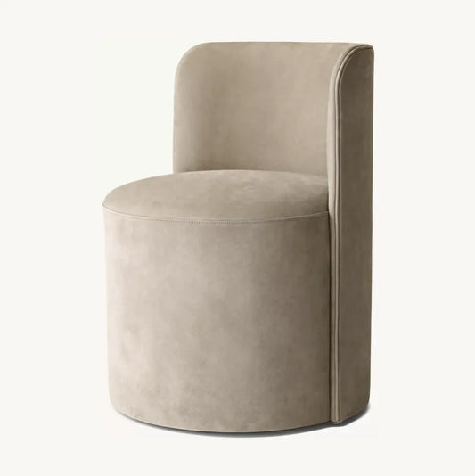 Reynaux Curve Dining Chair – Modern Leather and Solid Wood Statement Piece | 1600450548361