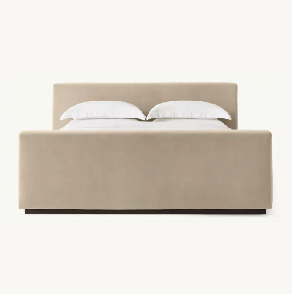Vittorio Fabric Panel Bed – Contemporary Berkshire Fabric Statement Piece | 1601049293704