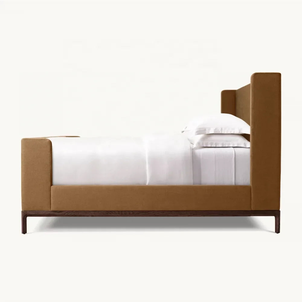 Padua Upholstered Shelter Bed – Modern Italian Design | 1601035339864