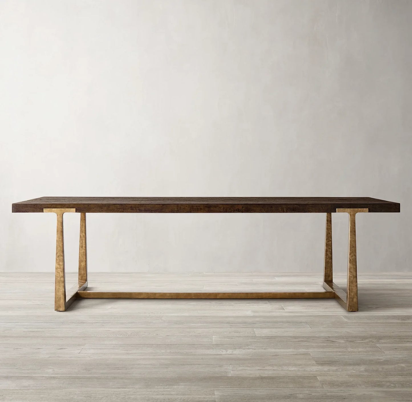Dining Table T-Brace – Waxed Brown Oak Bauhaus | 1600804700799