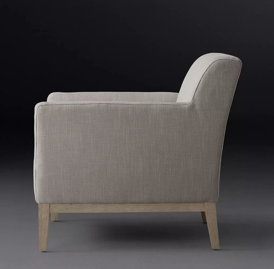Track Armchair – Oak Frame – Midcentury Modern Designer Statement Piece