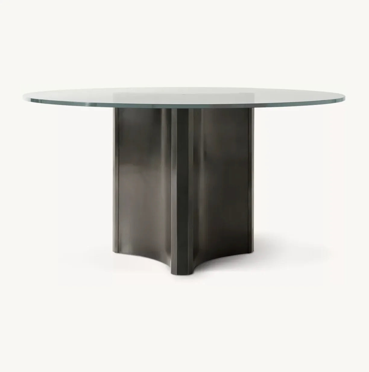 Round Dining Table – Lacquered Brass Dalton Italian Statement Piece