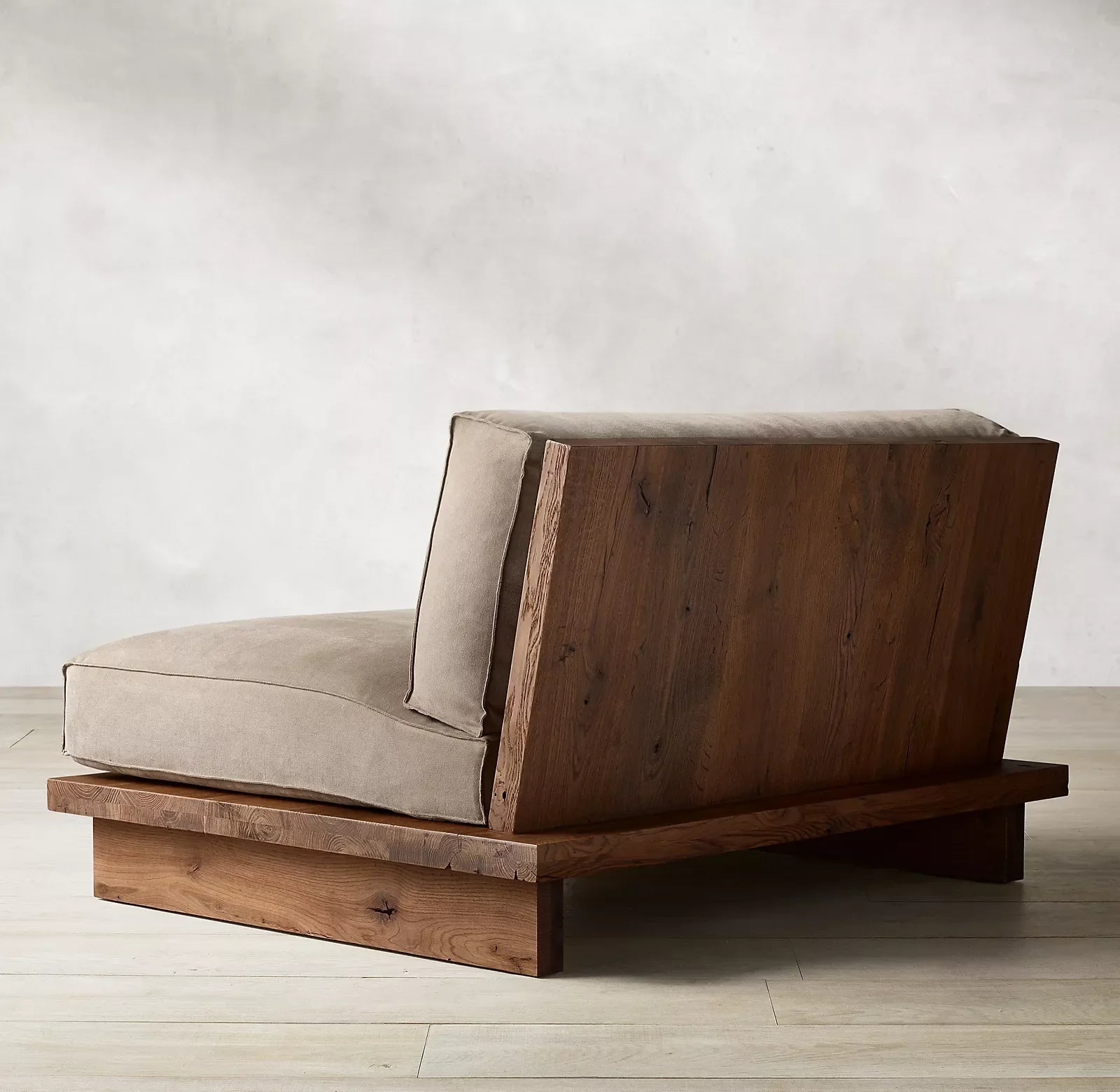 Wingback Chair – French Contemporary Design – Oak Frame with Velvet or Linen