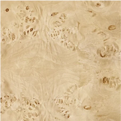 Bardot Round Dining Table – Geometric Base Burl Wood Postmodern Statement Piece