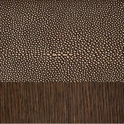 Shagreen Rectangular Pedestal Dining Table – European Artisan Statement Piece