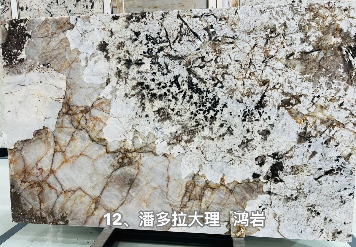 Luxury Freeform Marble Coffee Table Modern Italian Style for Villa