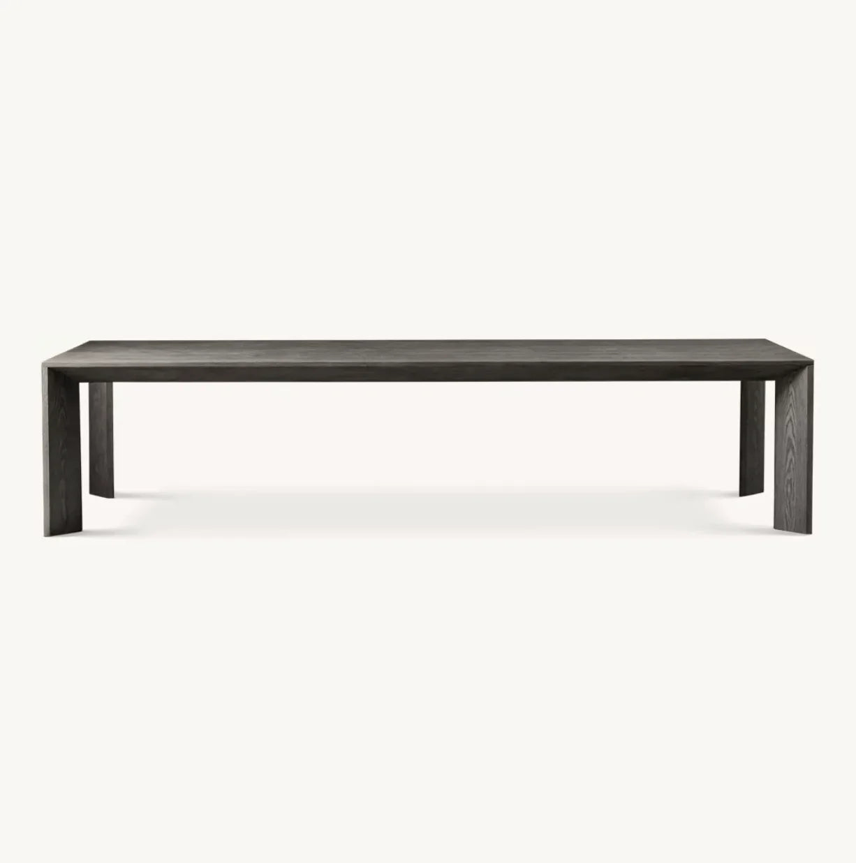 Italian Designer Rectangular Dining Table – Solid Oak Contemporary Statement Piece