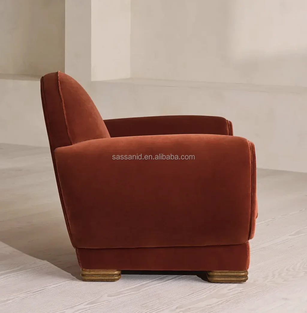 Club Chair – Modern British Luxury Performance Fabric Aubin Contemporary Design