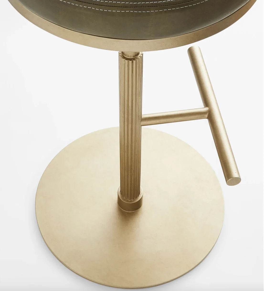 Wardell Midcentury Bar Stool – Linen & Solid Oak Statement Piece