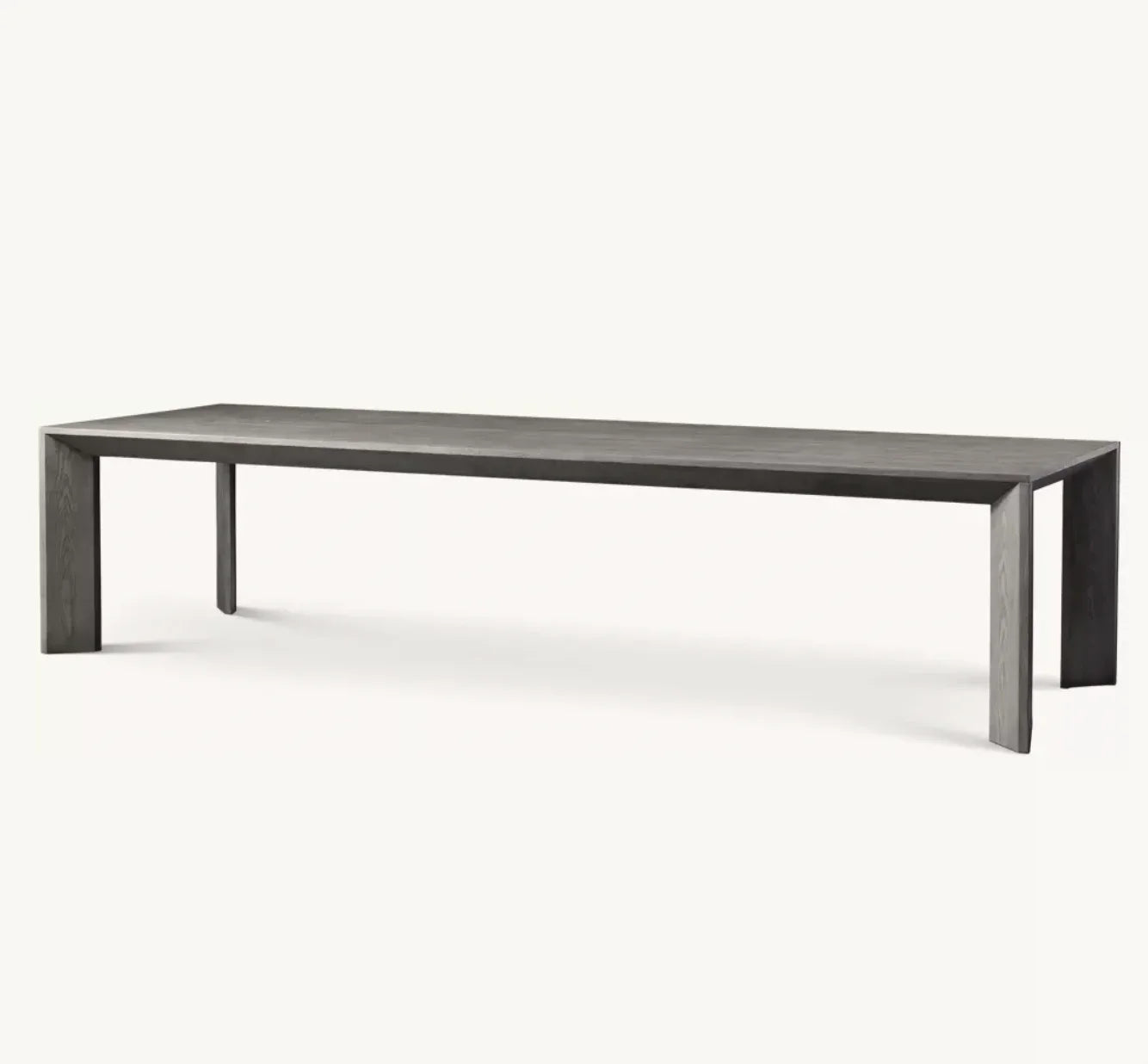 Dining Table, Rectangular Solid Oak, European Design, Luxury