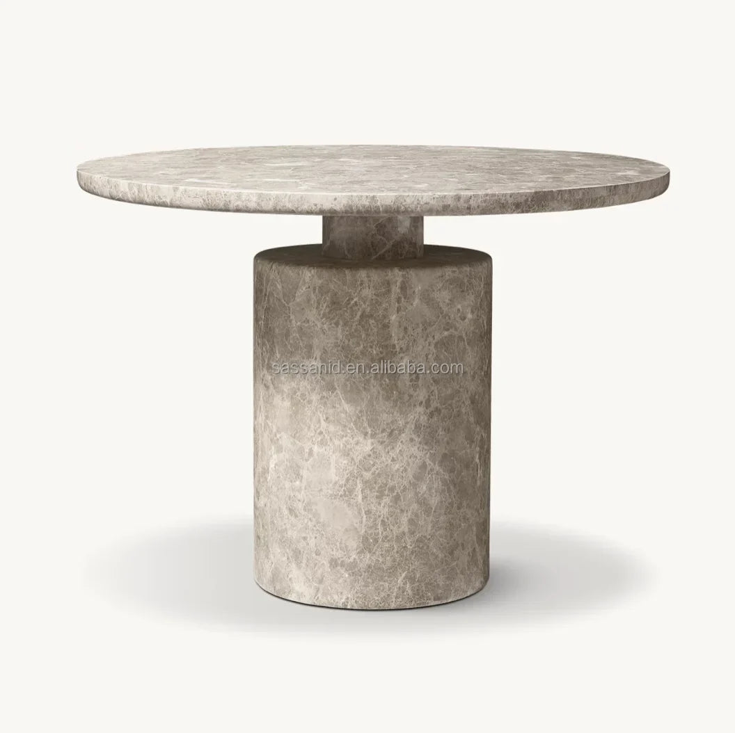 Ponti Round Dining Table – Mid-Century Italian Marble Sculptural Statement Piece