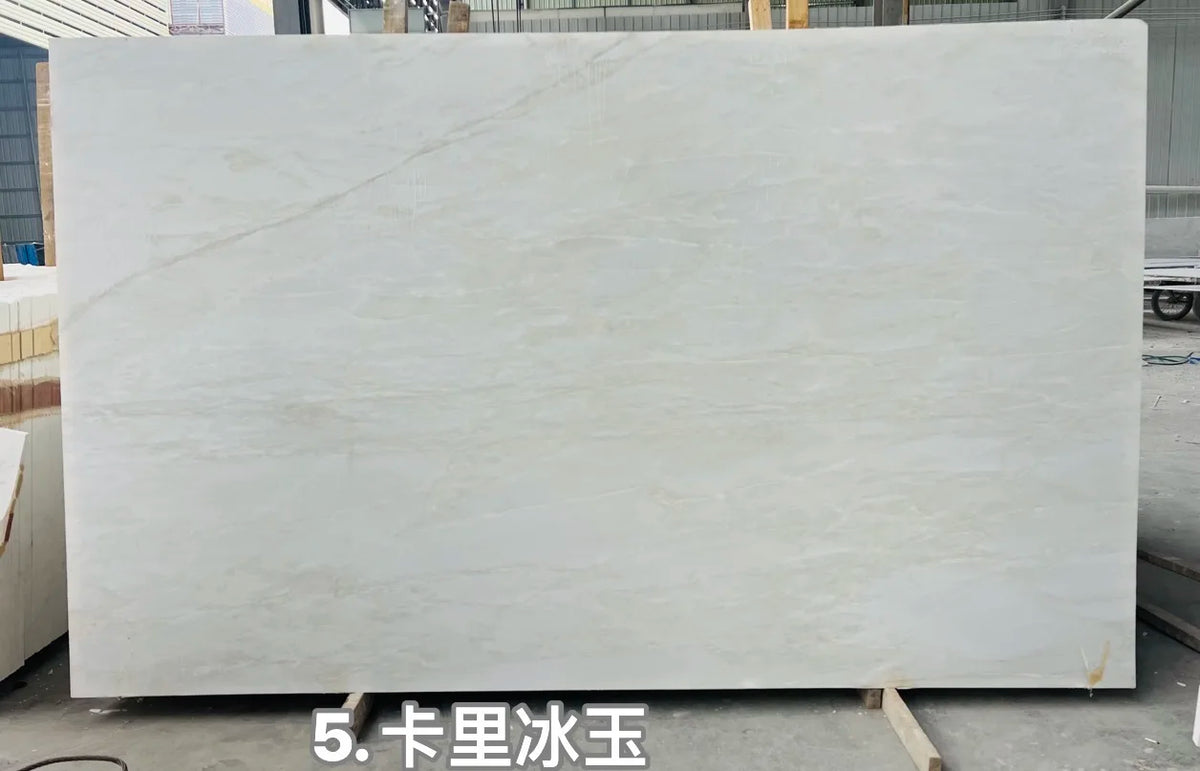 Luxury Round Natural Marble Coffee Table Modern Italian Style for Villa
