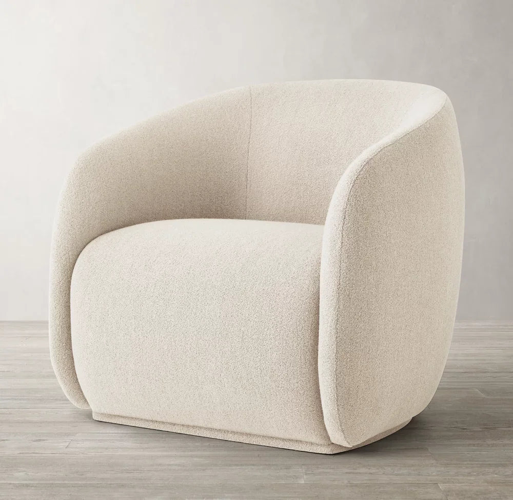 Savio Lounge Chair – Mid-Century Minimalist Solid Oak & Leather Statement Piece