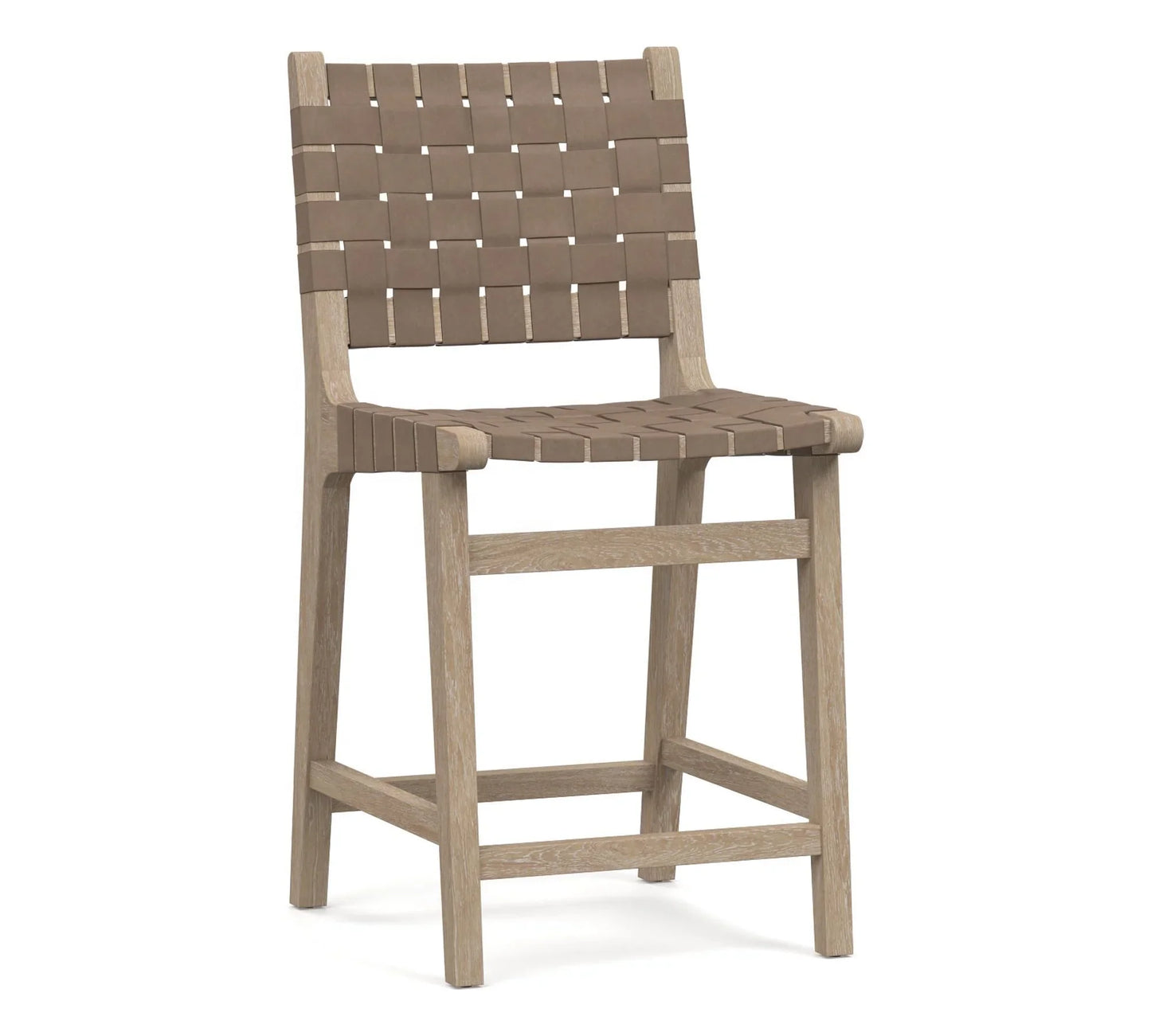 Counter Stool – Modern Classic Design – Woven Leather – Fenton Collection – Kitchen Seating