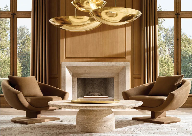 Lounge Chair – Shell Silhouette Performance Fabric Re Home Statement Piece