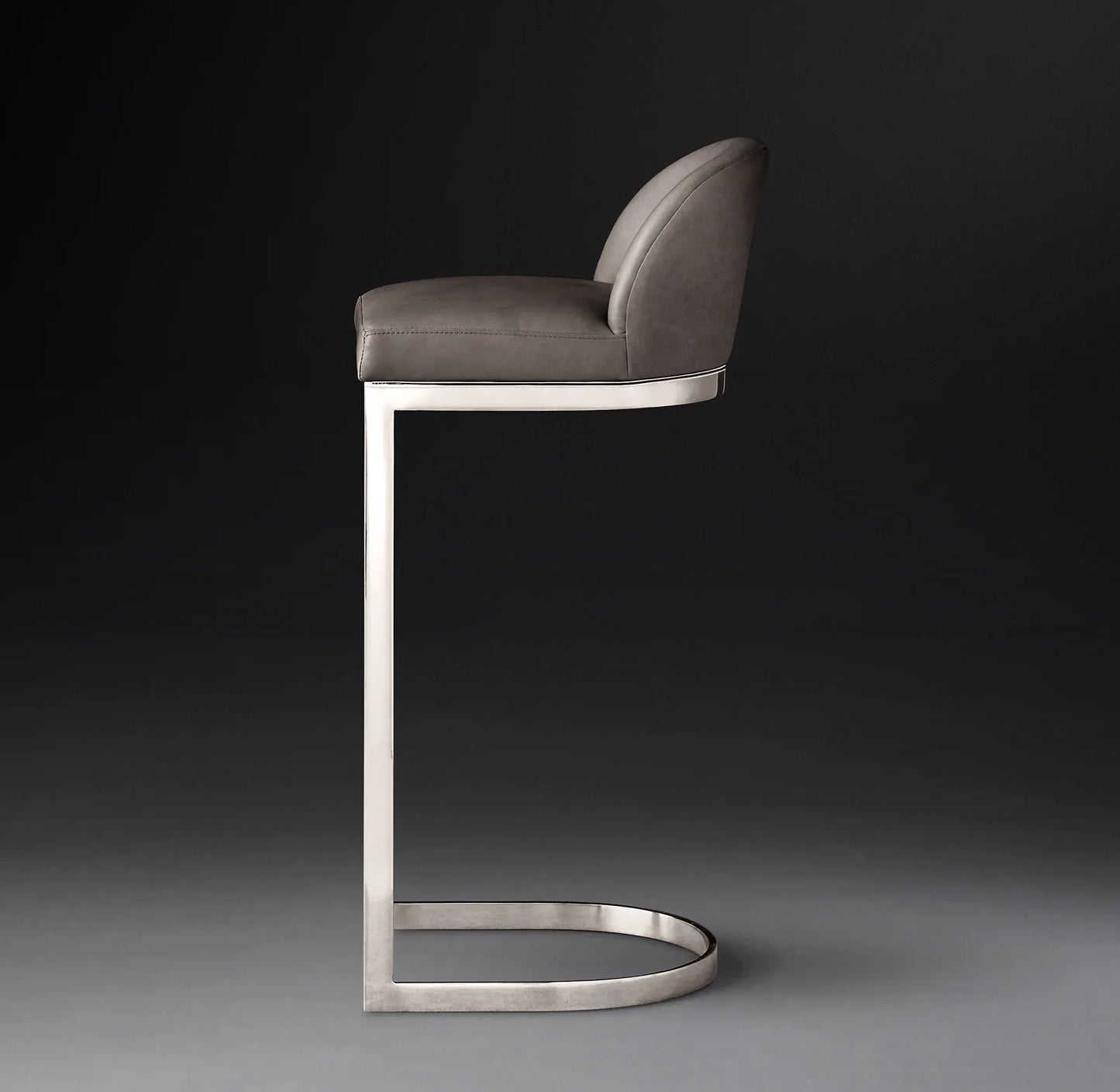 Rome Leather Bar & Counter Stool – Italian Berkshire Leather Designer Seating