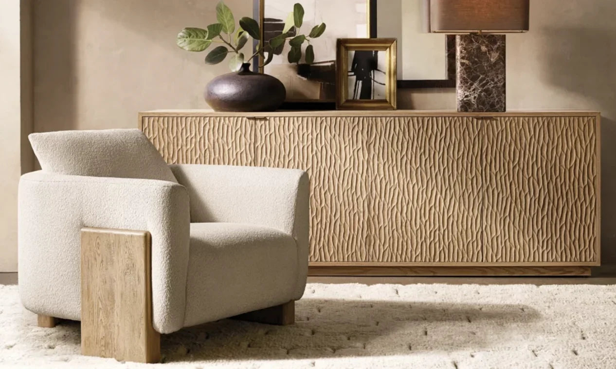 Owen Lounge Chair – Geometric Solid Oak and Leather Statement Piece