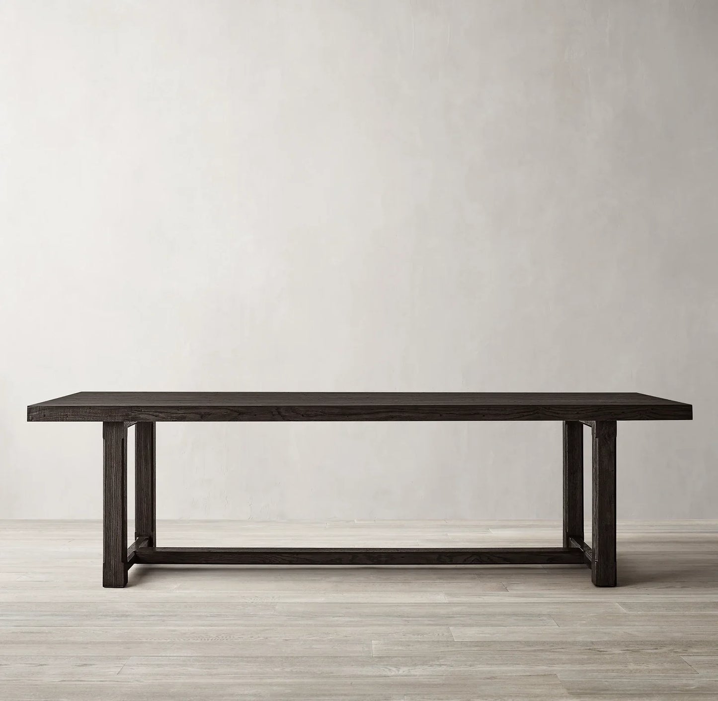 Cayden Rectangular Extension Dining Table 72in – Solid Oak Brushed Finish Statement Piece