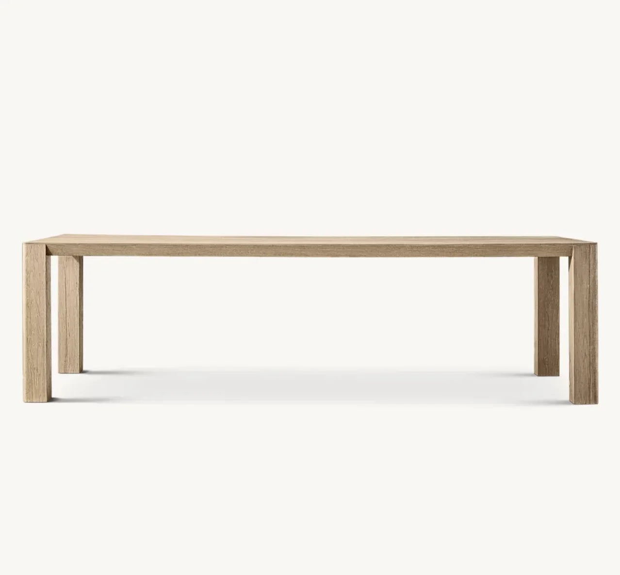 Dining Table French Oak Grain Rectangular Contemporary Design