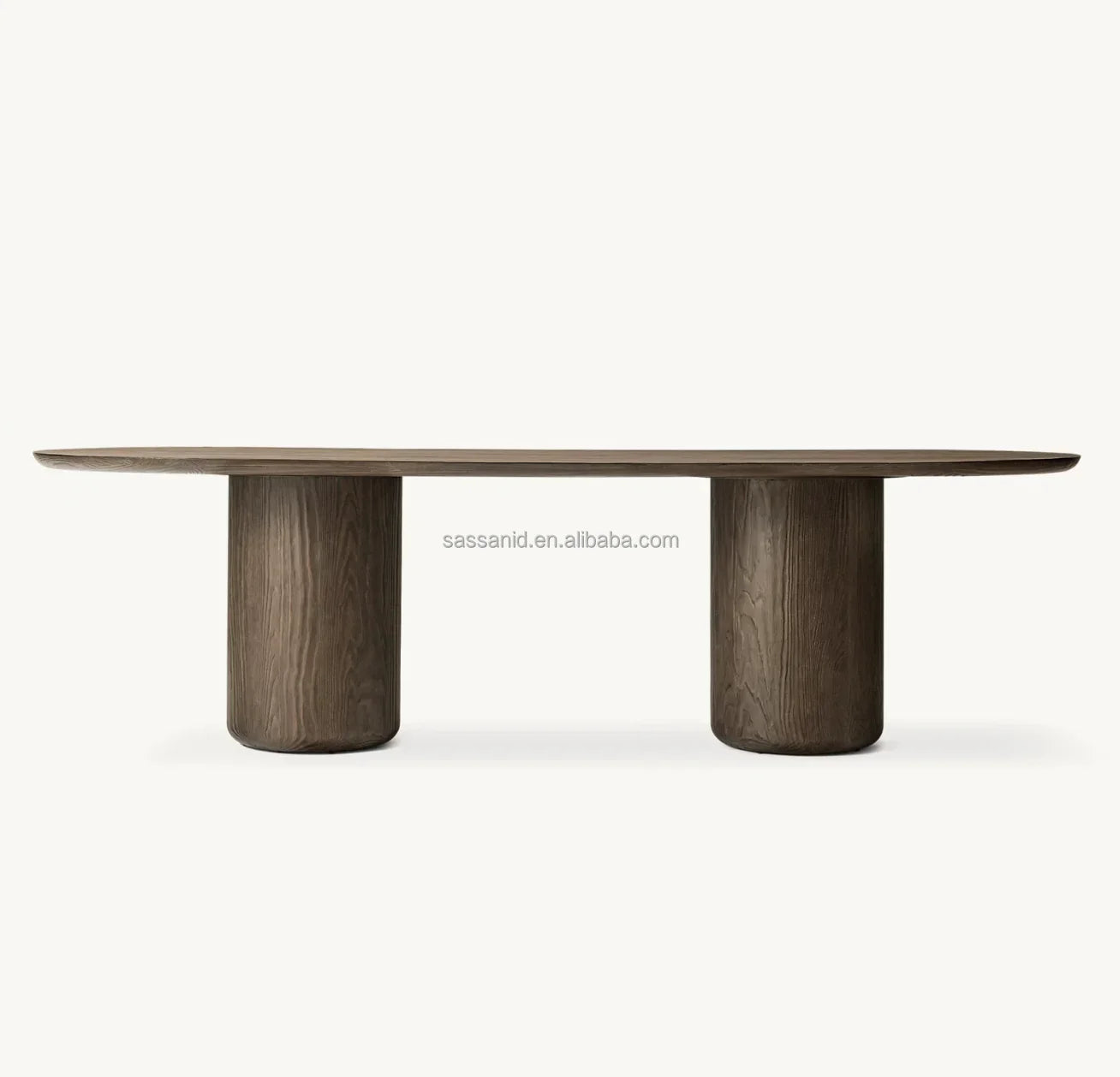 Ciro Dining Table – Mid-Century European Fir Designer Piece by Harry Worth