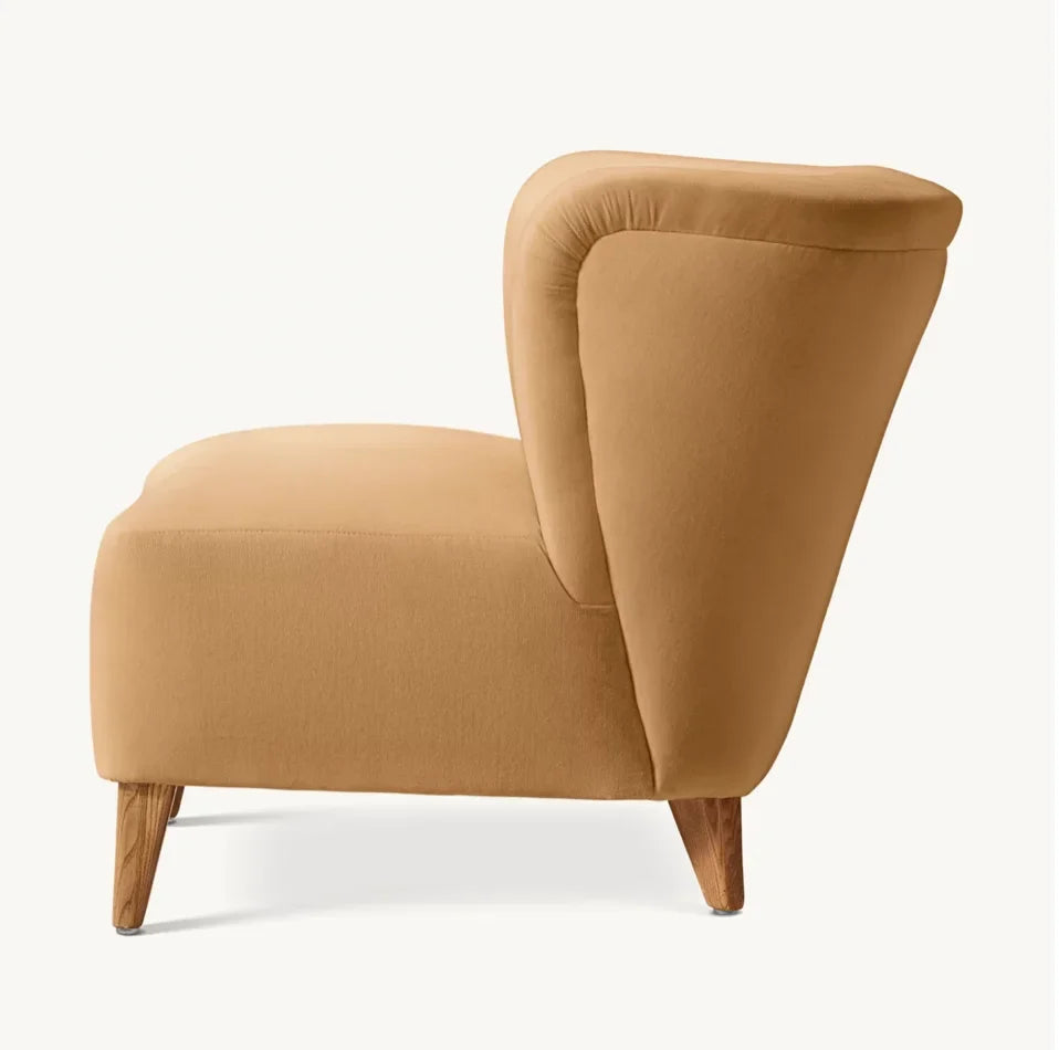 Danish Design Wing Chair – Solid Oak Mid-Century Statement Piece | 1600965433598