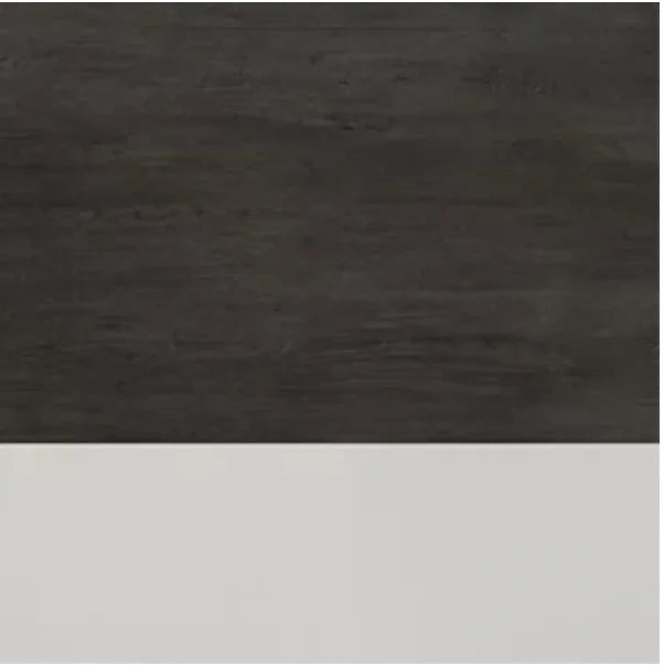 Sassanid Dining Table – Rectangular Beam in Dry Brown French Oak & Light Pewter