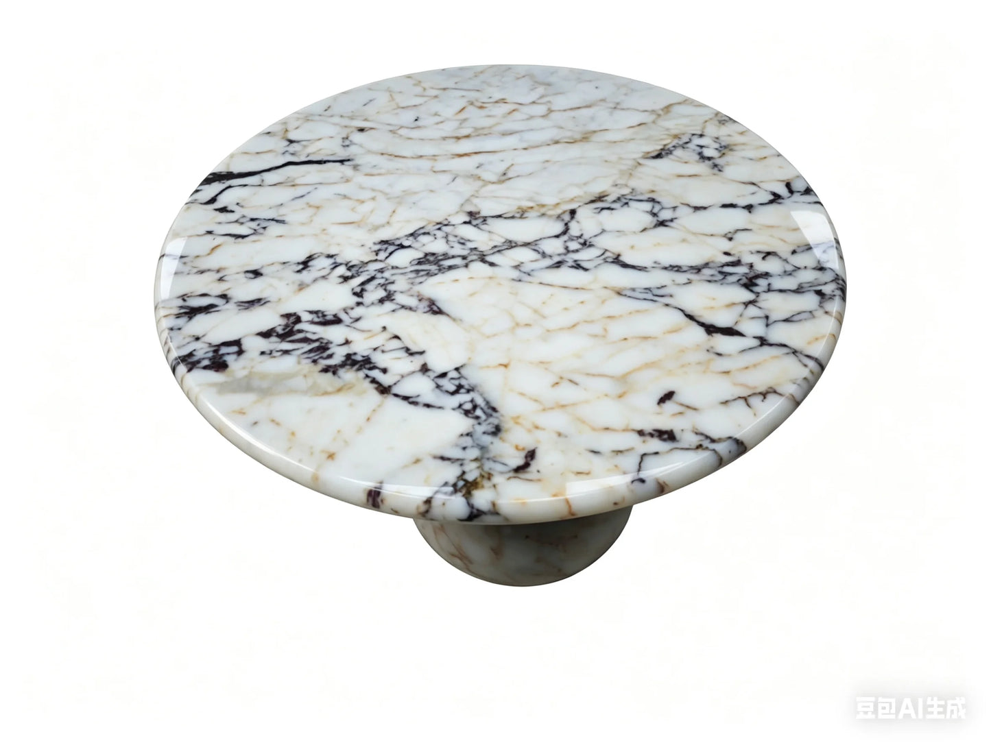 Luxury Round Marble Coffee Table Modern Italian Style for Villa