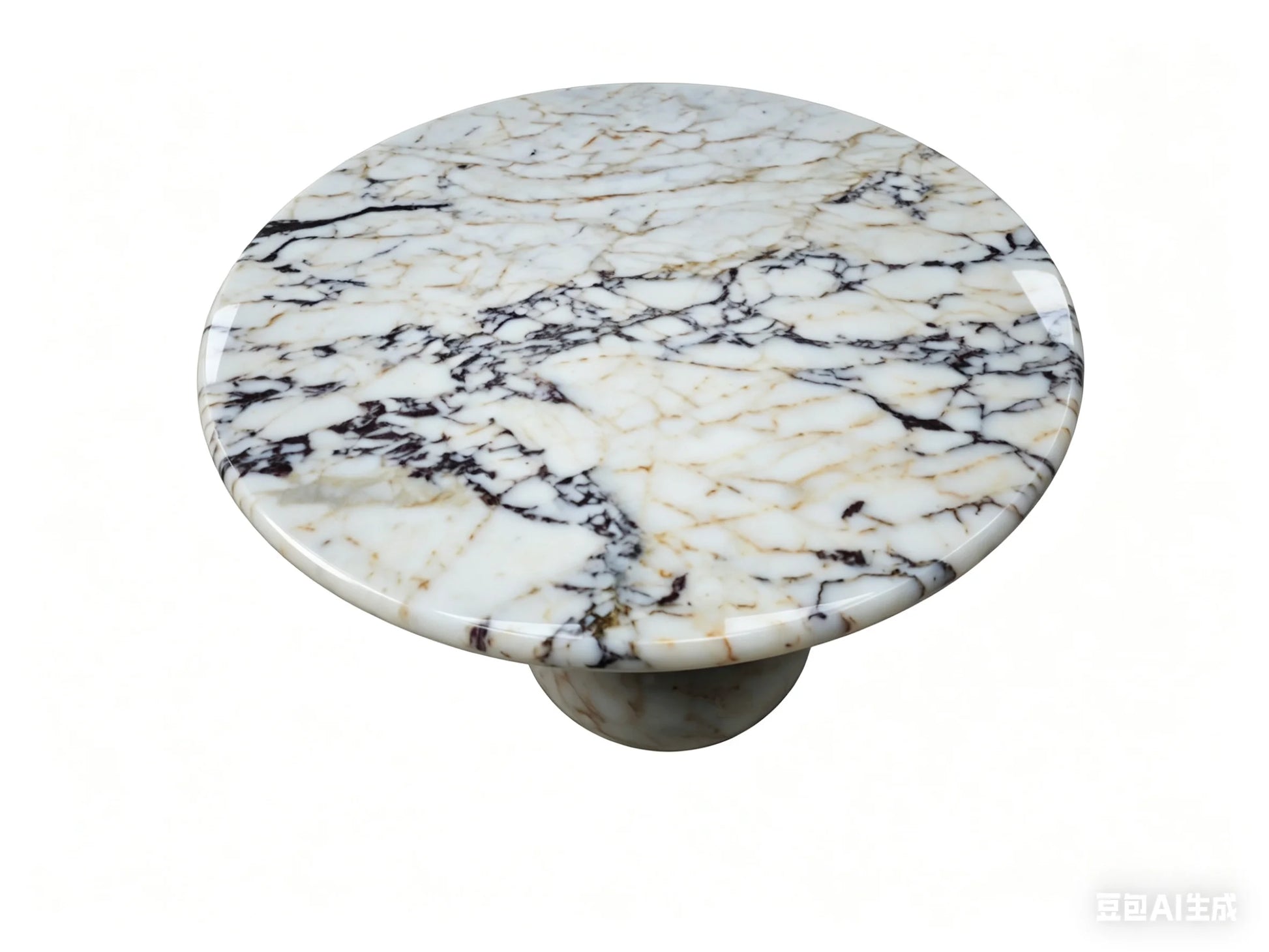 Luxury Round Marble Coffee Table Modern Italian Style for Villa