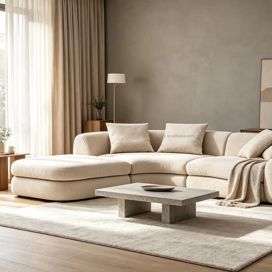 Luxury FL26SC009-1 Modular Sectional Sofa Modern Italian Style for Villa