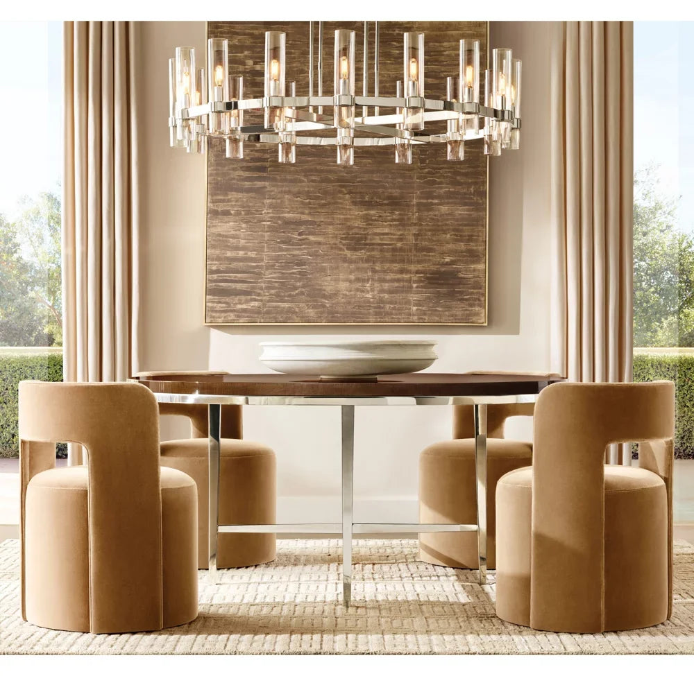 Round Dining Table Minimalist Form – Lacquered Finish | 1600866028738