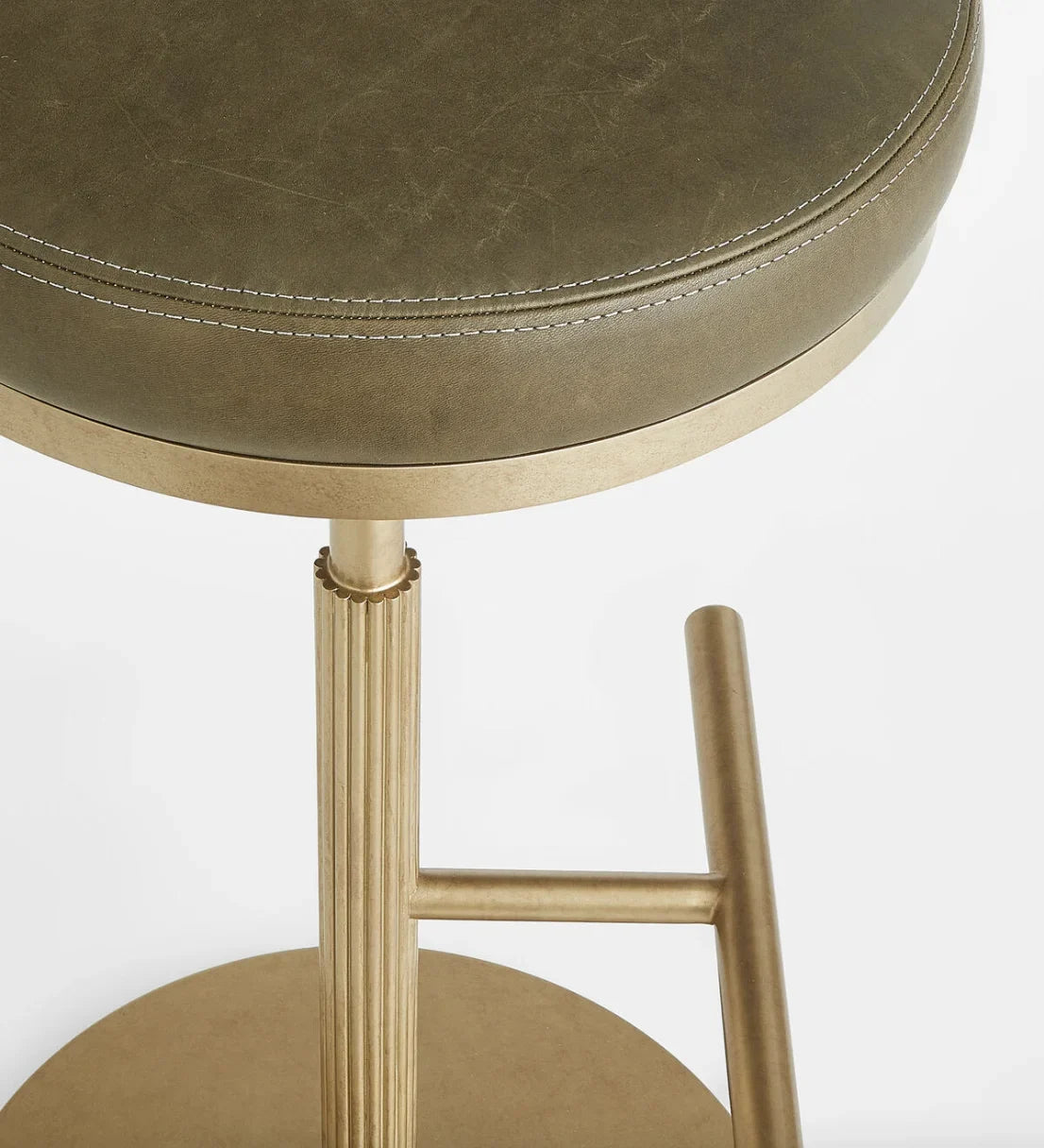 Wardell Midcentury Bar Stool – Linen & Solid Oak Statement Piece