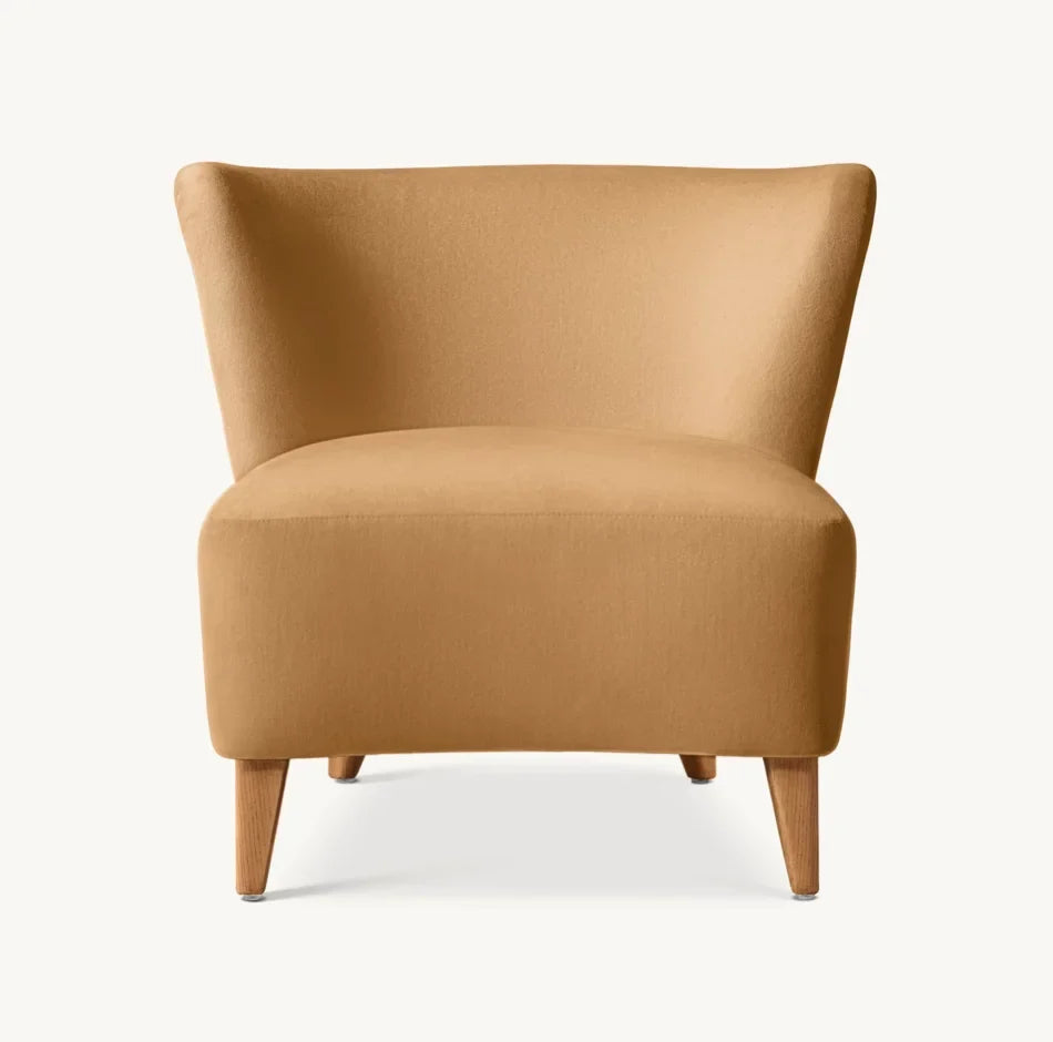 Danish Design Wing Chair – Solid Oak Mid-Century Statement Piece | 1600965433598