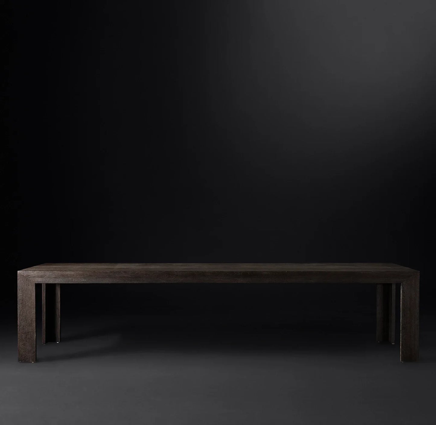 Rectangular Dining Table – Postmodern Solid Oak – Re Home Designer Statement Piece