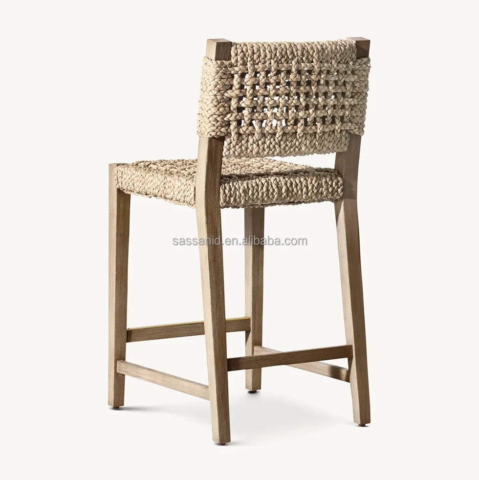 Adrienne Bar & Counter Stool – Modern Rustic Mahogany Statement Piece