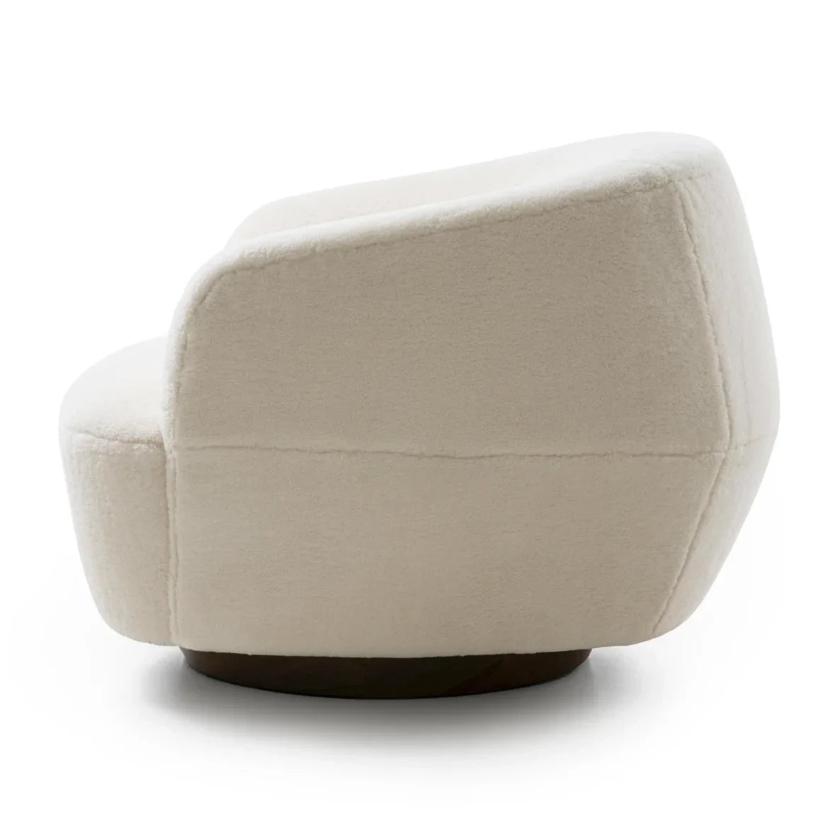 Sumo Midcentury Lounge Chair – Solid Oak & Leather Geometric Statement Piece