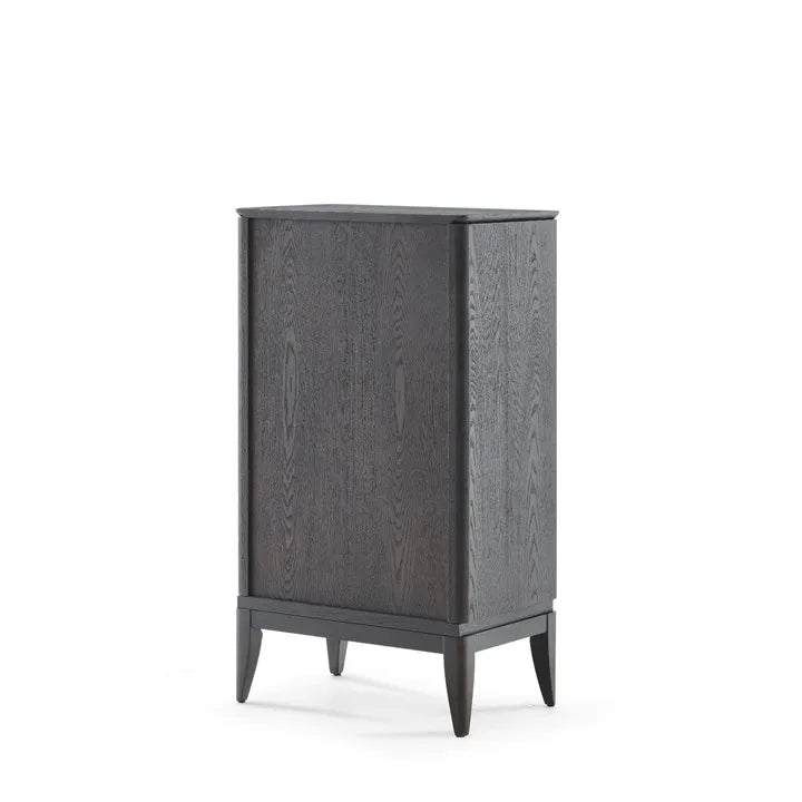 Modern Classic Style Chest of Drawers with Wood Veneer Frame