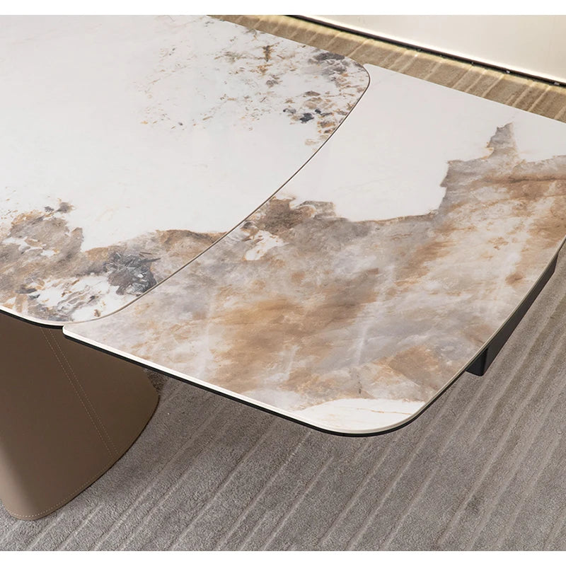 Luxury 1601623894451 Ceramic Extendable Dining Table Modern Italian Style for Villa