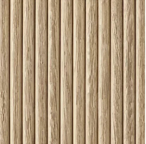 Extended Panel Bed – Sculptural Upholstered Headboard in Oak Frame