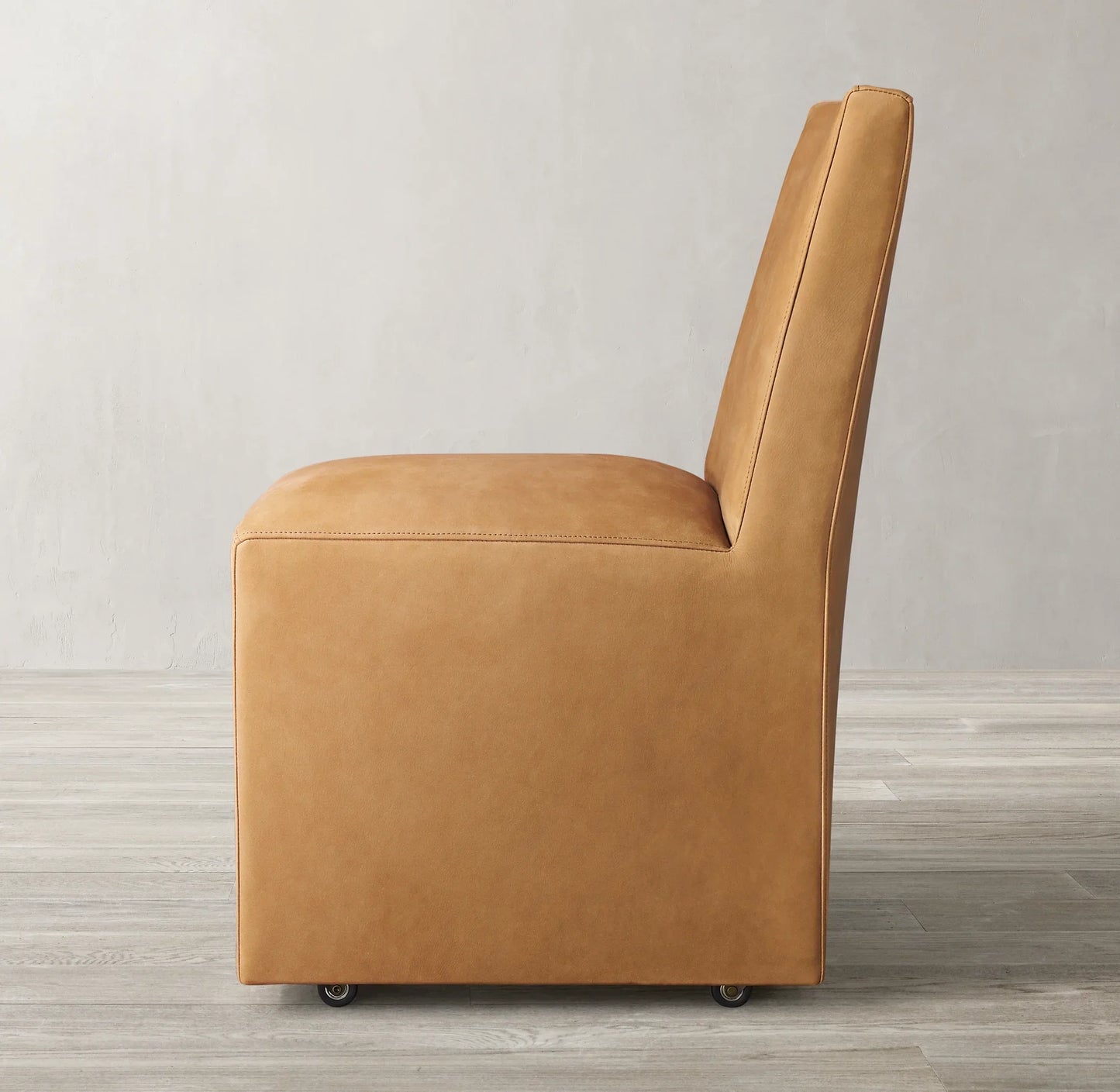 Ellison Leather Dining Chair – Modern Sculptural Solid Wood Statement Piece