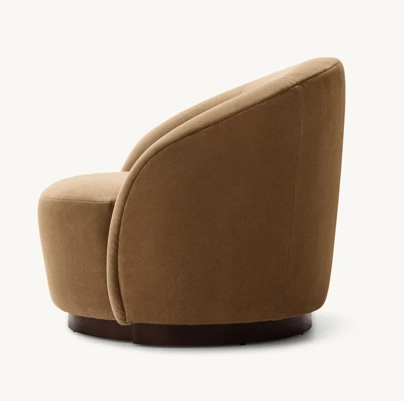 Organic Minimalism Armchair – Inverted V-Leg Solid Oak Designer Statement Piece
