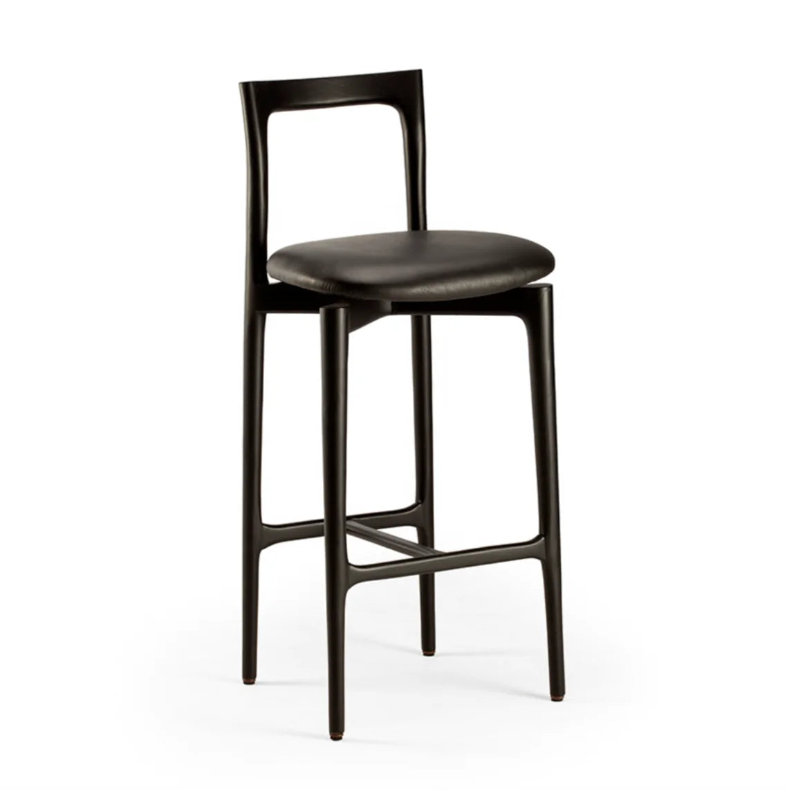 Barstool – Modern Italian Design Solid Oak Sculptural Statement Piece