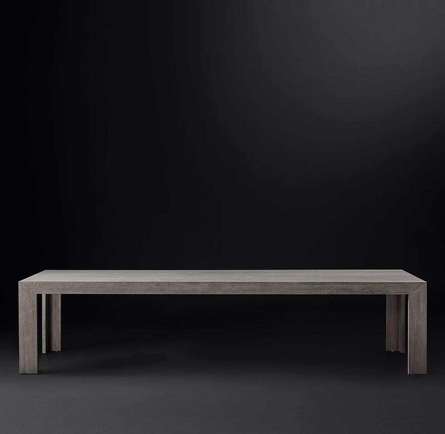 Rectangular Dining Table – Postmodern Solid Oak – Re Home Designer Statement Piece