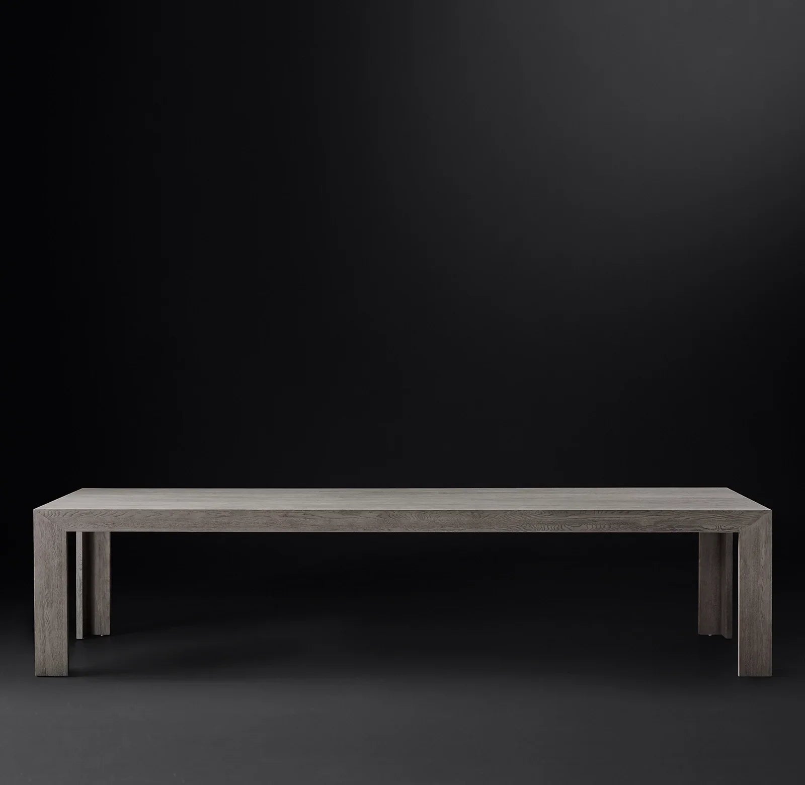 Rectangular Dining Table – Postmodern Solid Oak – Re Home Designer Statement Piece