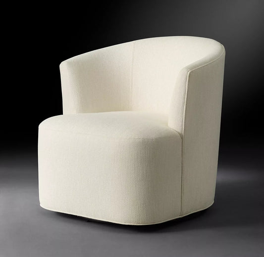 Swivel Accent Chair – Modern Upholstered Performance Fabric Lounge Seat