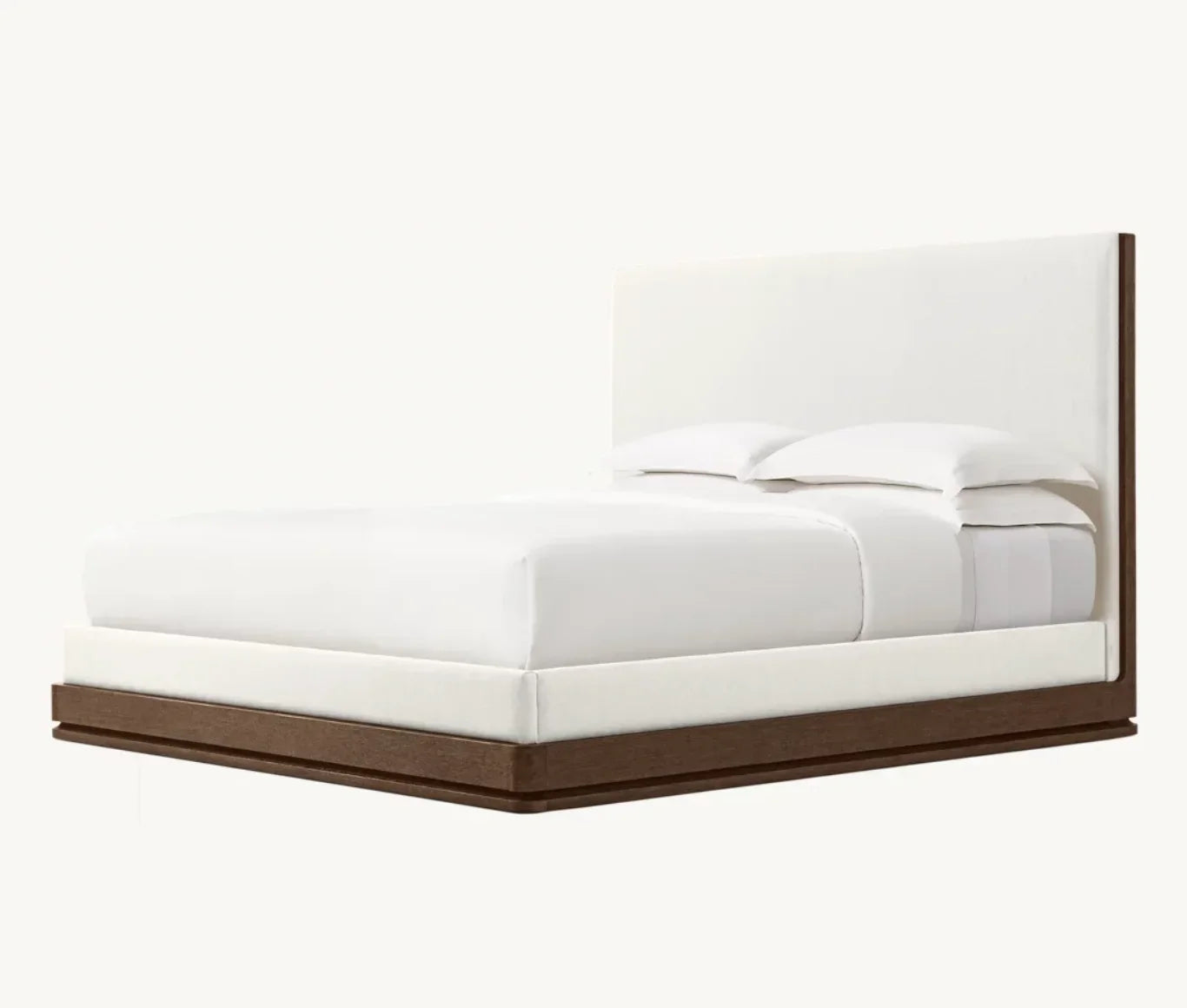 Upholstered Panel Bed – Sculptural Statement Piece | 1600938155388