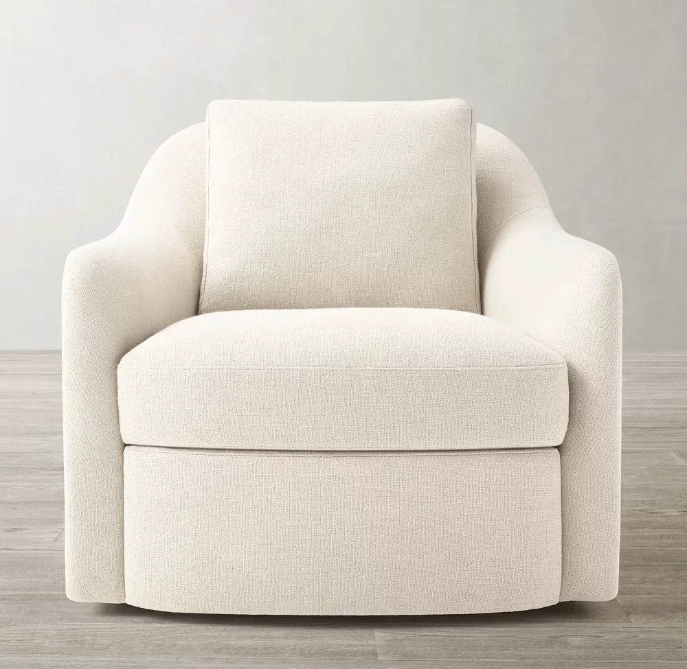 Maxime Lounge Chair – Midcentury European Minimalist Solid Oak Armchair