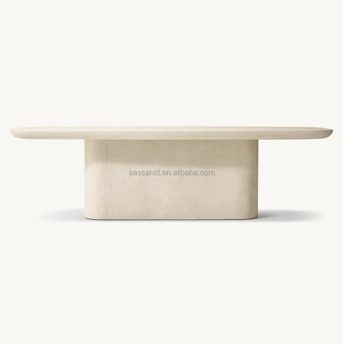 Concrete Dining Table – Sculptural Waxed Concrete Statement Piece | 1601388518188