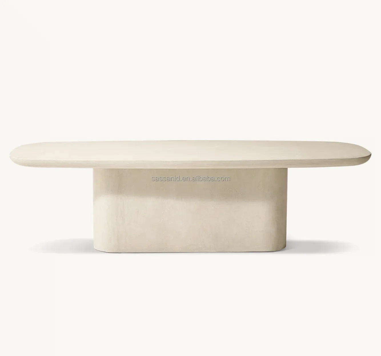 Concrete Dining Table – Sculptural Waxed Concrete Statement Piece | 1601388518188