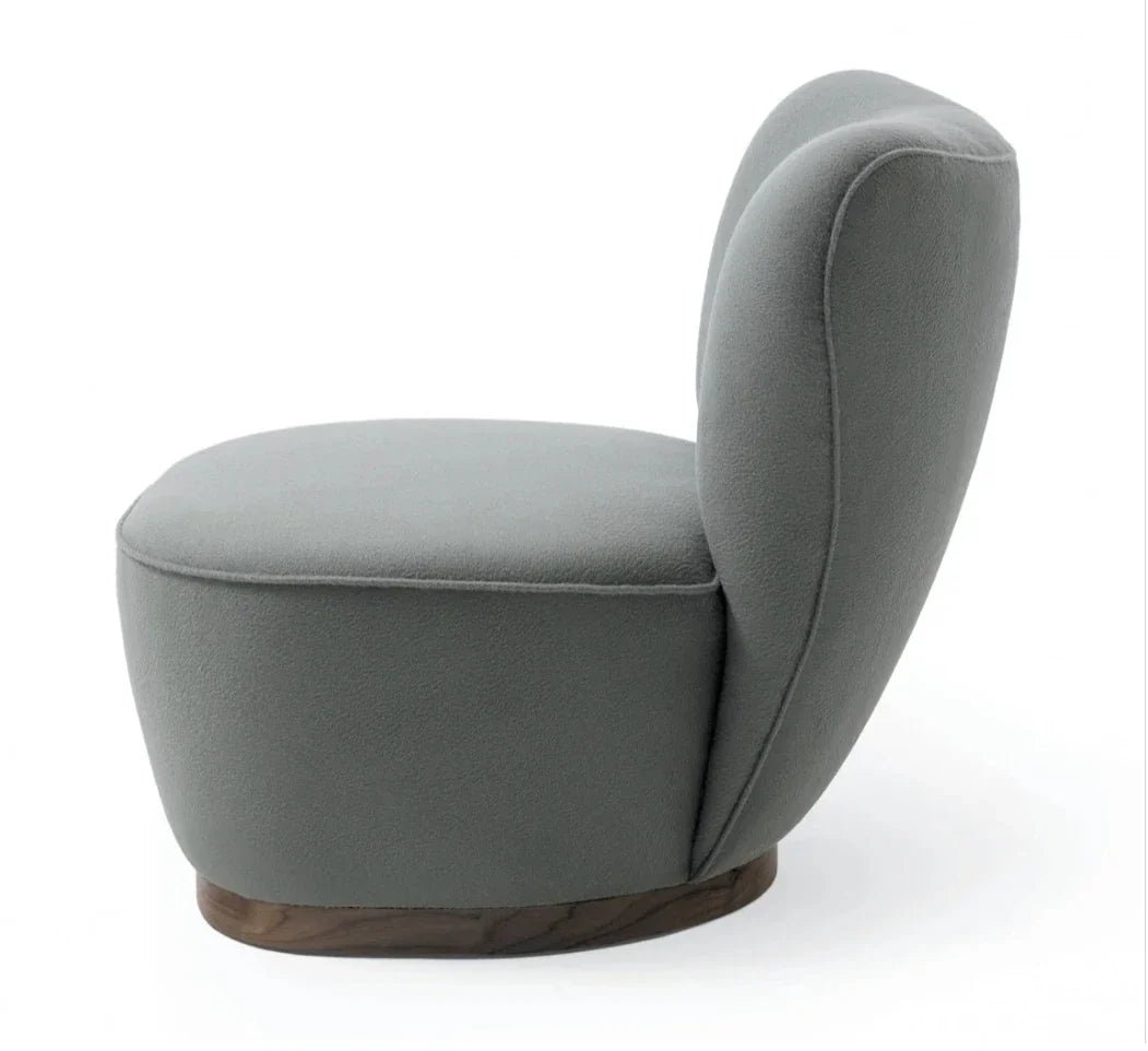 Midcentury Modern Lounge Chair – Brushed Grey Oak Statement Piece | 1601021867922
